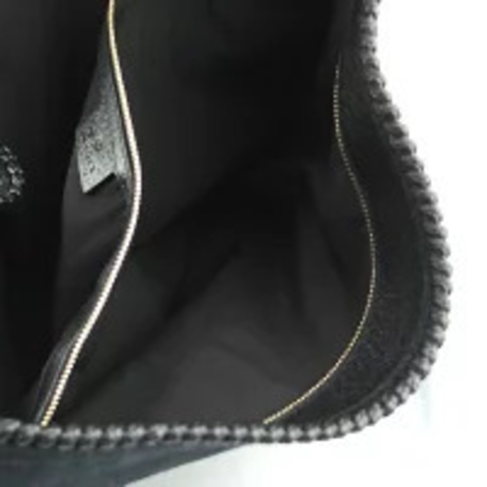 Gucci Horsebit Handbag Hobo Bag GG Canvas Black - Picture 9 of 9